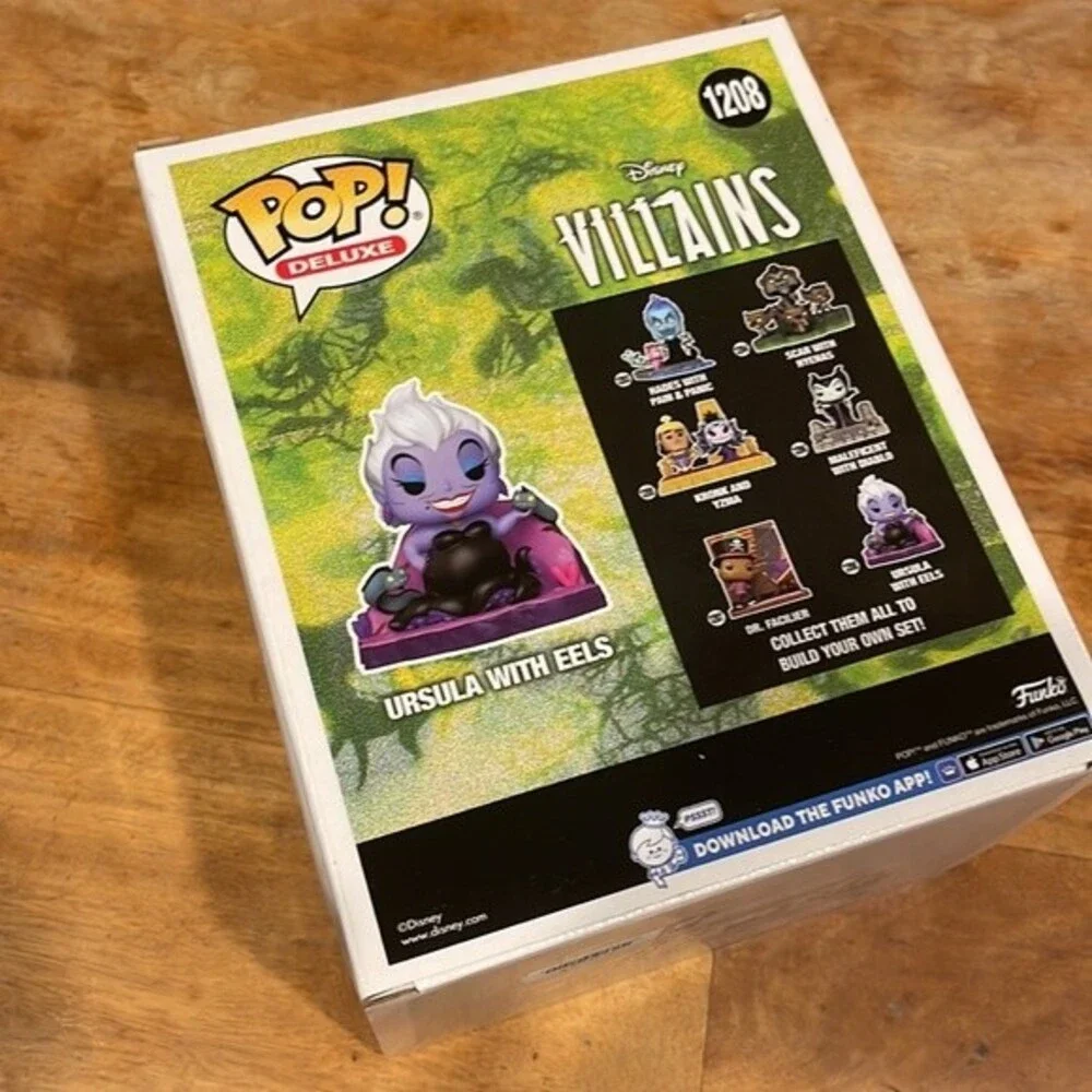 Funko Pop! deluxe Villians Assemble: Ursula with Eels Disney Vinyl Figures